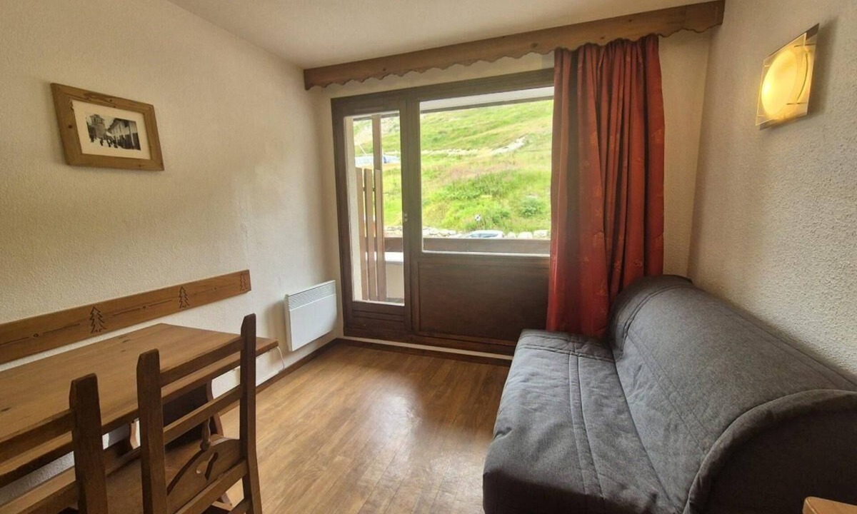Tignes Apartment | 100m from resort center, 1st floor, balcony, 21m², Tignes
