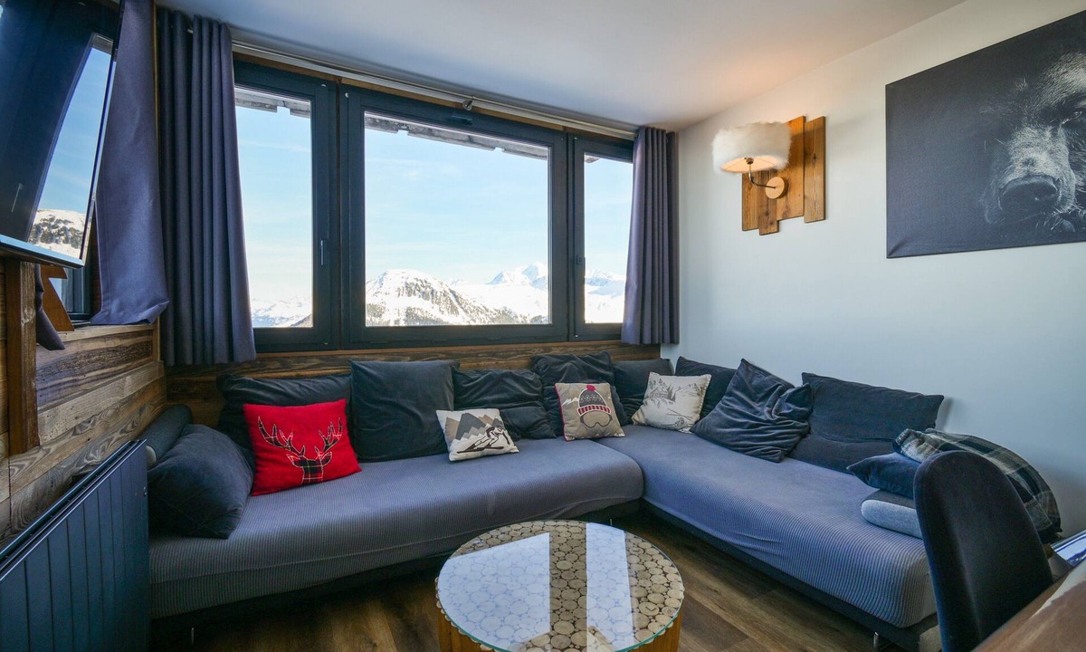 Aime Apartment | Apartment “Lesetoilesdelaplagne - Le Diamant” with Mountain View and Private Terrace