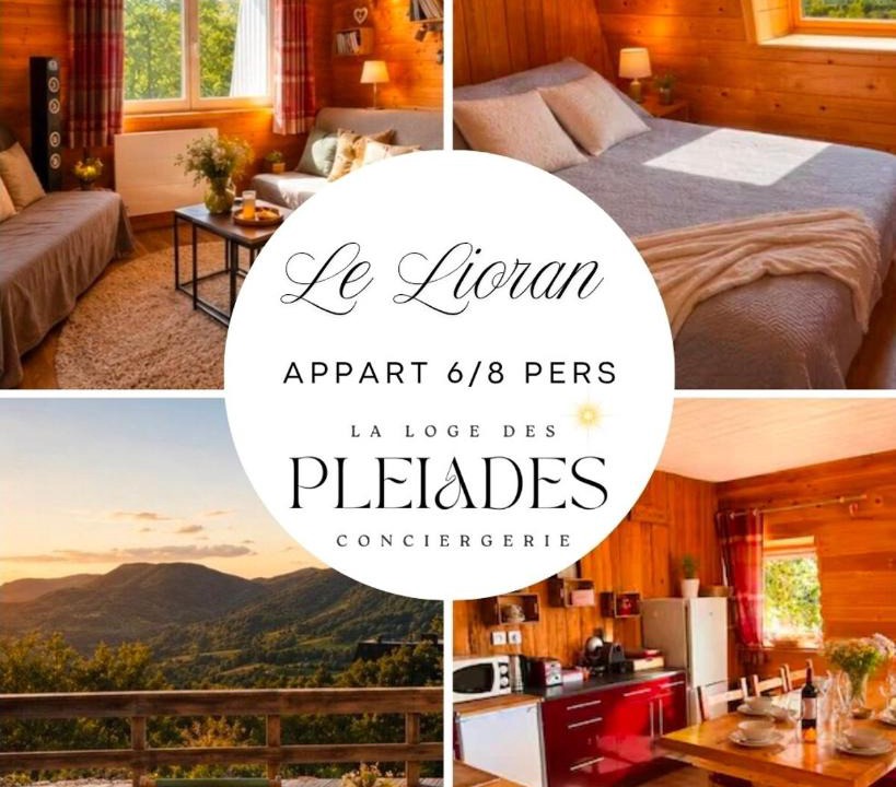 Saint-Jacques-des-Blats Apartment | Appartement Chalet, 8 personnes - L'Oustal