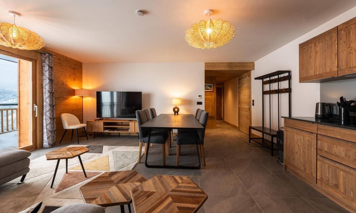 Plagne Centre Apartment | Balcony, tv, 88m², La Plagne