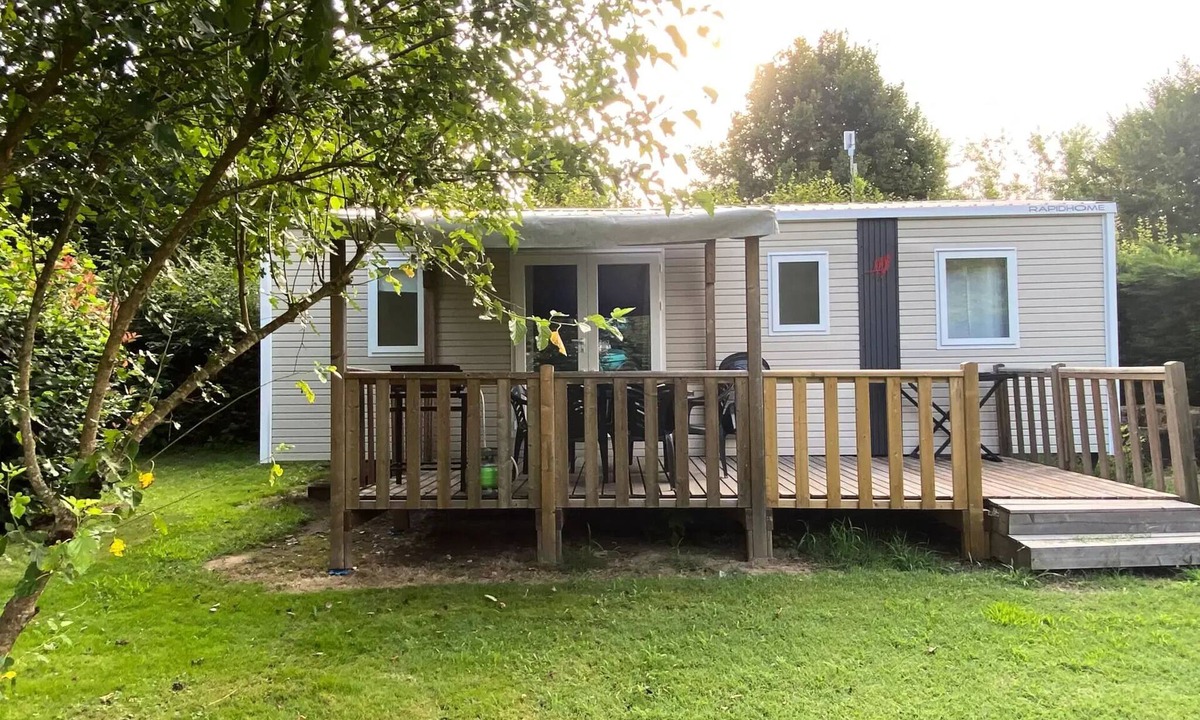 Monceaux-sur-Dordogne House | Campsite l'Echo du Malpas* - Mobile Home Premium 31m²/3 bedrooms + TV + LV + Plancha + Wifi one device 8 people