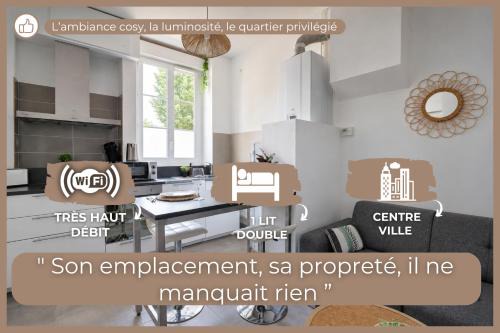Champ de Foire Apartment | Chamotte Hyper Centre WIFI Cosy