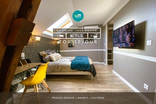 Fillinges Apartment | Duplex cosy Yaute Cotton - entre lacs et montagnes - Fêtes interdites