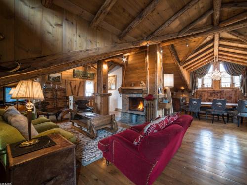 Courchevel Apartment | Duplex raffiné à Courchevel 1850 avec cheminée et parking privé - FR-1-575-15