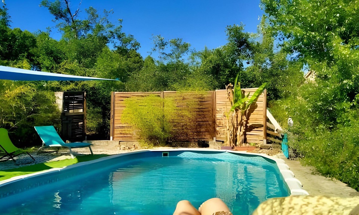Rosieres House | Holiday Home 'La Fée Du Val - Cottage in Ardèche' with Private Pool, Wi-Fi and Air Conditioning