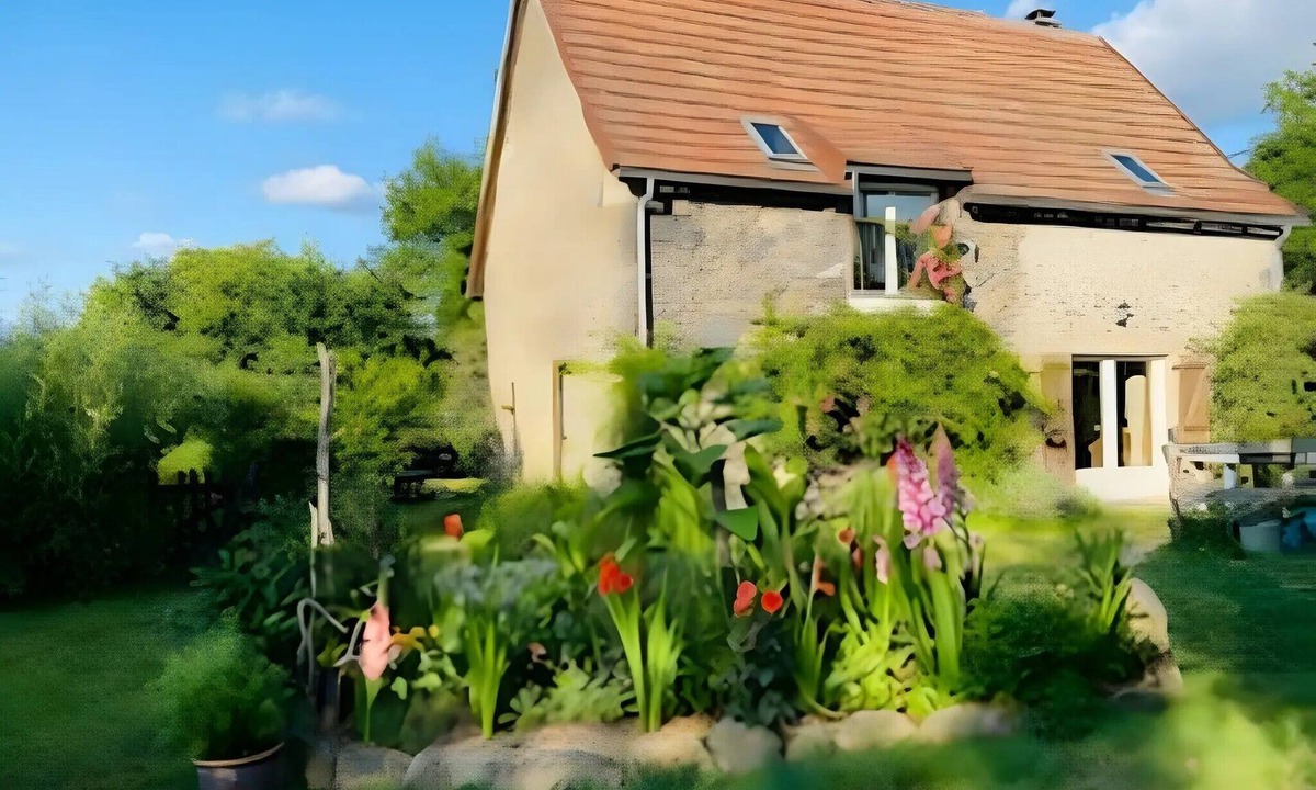 Mauriac Bed & Breakfast | La Ruche “Coquelicot” Guest Room – Nature and Tranquility Retreat