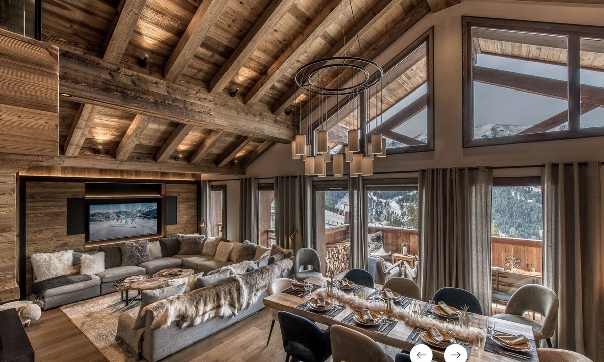 Meribel Apartment | Magnificent Rooftop Duplex with Sauna, breathtaking view, ski in/ski out