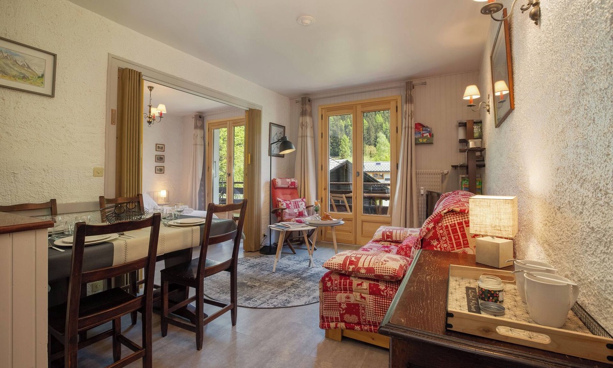Argentiere Apartment | Résidence le Chardonnet G 1BR for 4 w/Shared Pool & panoramic views, Argentière (Chamonix), France