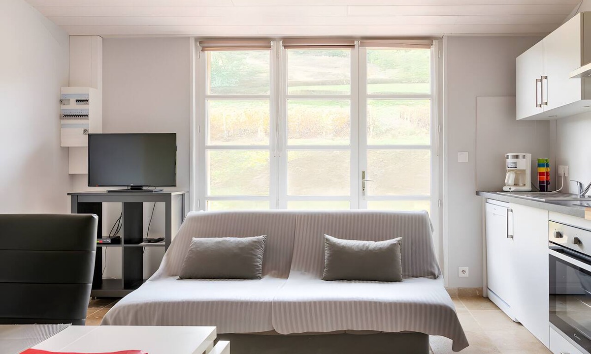 Letra Apartment | Studio 'Domaine De La Chambarde' with Mountain View, Wi-Fi and Air Conditioning