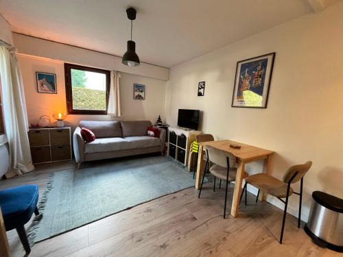 Samoens Apartment | Studio lumineux au centre, jardin, parking, casier à skis - FR-1-624-56