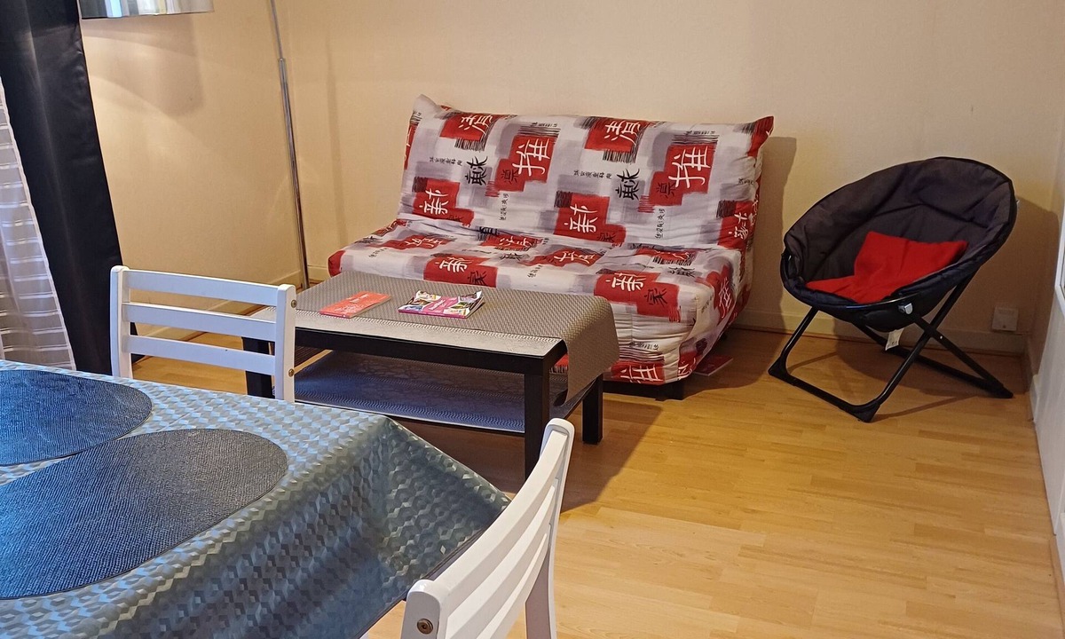 Aurillac Apartment | Sunny apartment with balcony near train station, hospital, Prisme.