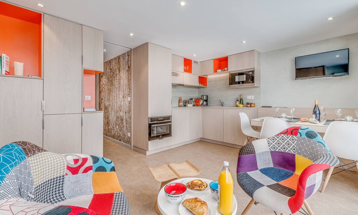 Tignes le Lac Apartment | Tignes: Stylish modern 2-room apartment, 4 people, balcony