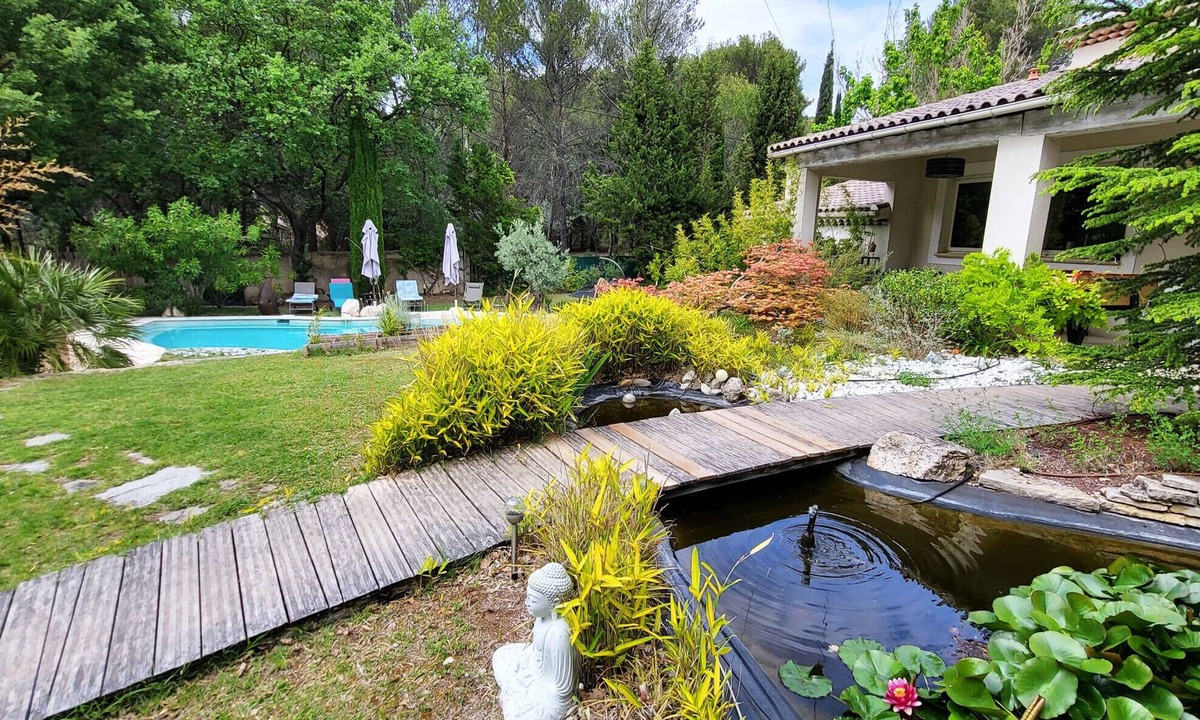 Velaux Villa | Villa Roquefavour proche Aix en Provence piscine p