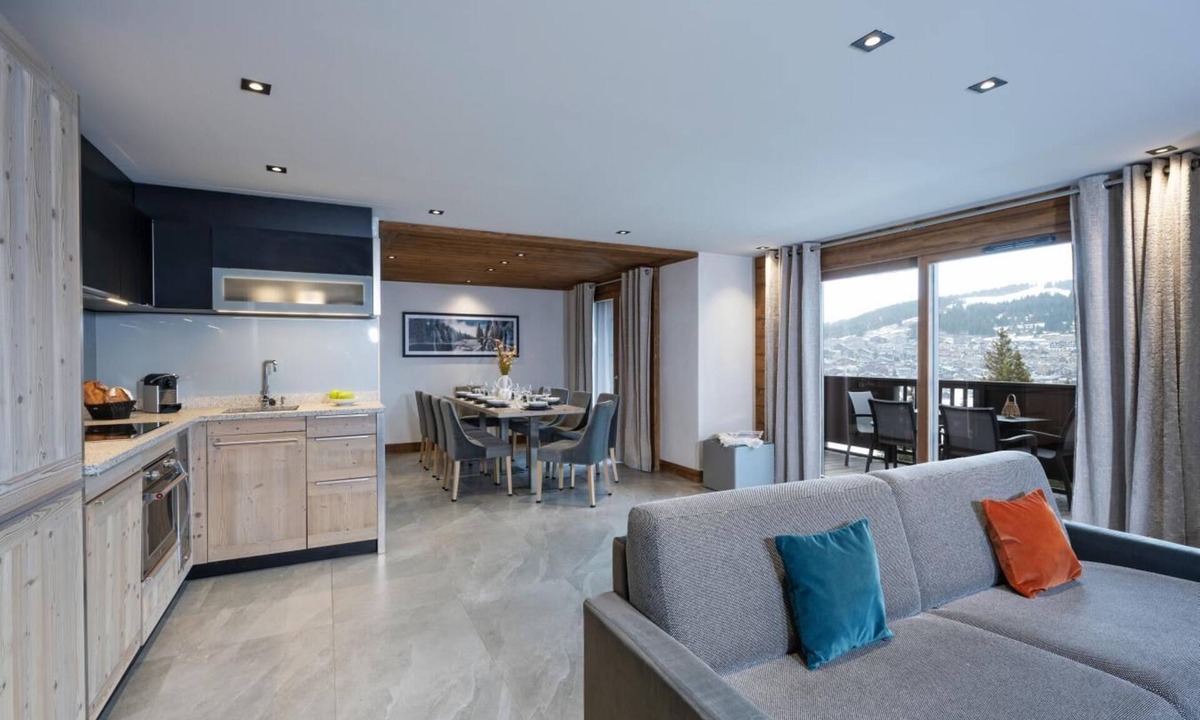 Les Saisies Apartment | Wifi, view mountain, fitness, swimming pool, sauna, hammam, balcony, ski locker, 100m², Les Saisies