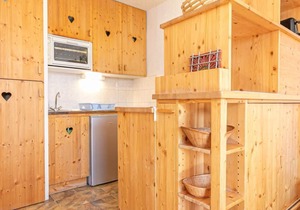 350m from resort center, Ground floor, balcony, tv, 37m², Aussois