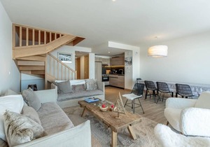 3rd floor, fitness, swimming pool, sauna, hammam, balcony, ski locker, 90m², Les Arcs