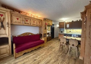 Studio confortable au pied des pistes, balcon, jusqu'à 4 personnes - FR-1-515-125