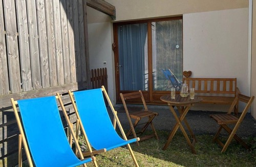 Aussois Apartment | 300m from resort center, Ground floor, view limited, parking, tv, 36m², Aussois