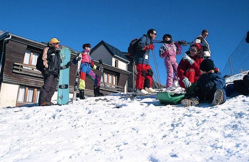 Lanslevillard Apartment | 300m from shops, sauna, hammam, balcony, parking, tv, ski locker, 35m², Val Cenis