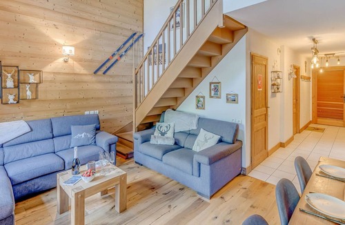 Les Brevieres Ski Chalet | 8-person apartment, duplex chalet with terrace