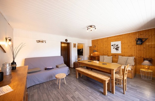 Aillon-le-Jerune Apartment | Apartment "Le Berger" with Mountain View, Private Terrace, and Wi-Fi