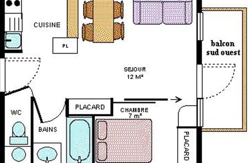 Termignon Apartment | Appartement cosy 4 pers, pied des pistes, balcon, parking, WiFi - FR-1-508-192