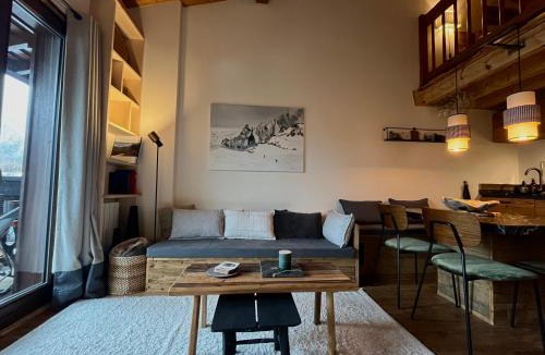 Les Tines Apartment | Appartement ensoleillé aux Tines, vue Massif