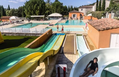 Vogue House | Camping Domaine du Cros d'Auzon * - Mobile Home Premium 4 Rooms 6/7 People Air Conditioning + TV
