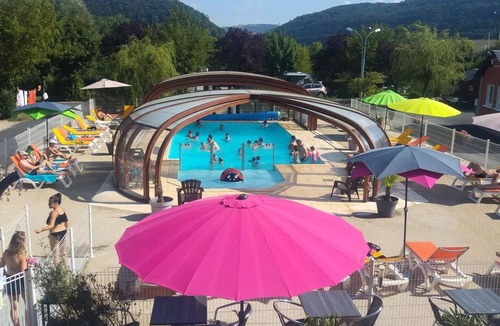 Severac-le-Chateau House | Camping les Calquieres* - Canvas bungalow 3 rooms 4 people Without sanitary facilities