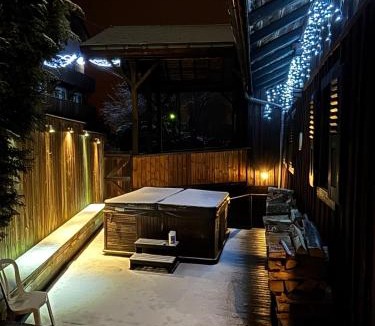 Morzine Ski Chalet | Chalet Credence Morzine Outdoor Hot Tub Sleeps 19