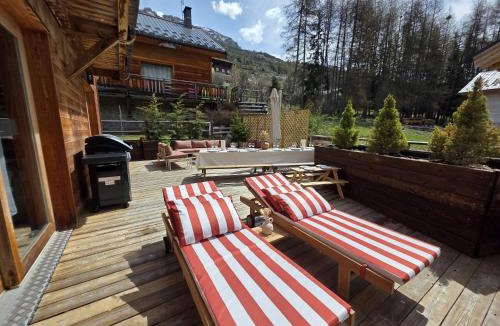Vars Ski Chalet | Chalet La Tanière 14 Pers - piscine chauffée et sauna - Vars Saint Marcellin