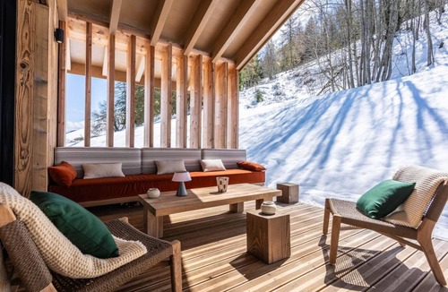 Montalbert Ski Chalet | Chalet, terrace, balcony, fireplace or stove, parking, tv, ski locker, 220m², Montalbert