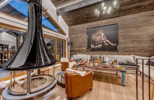 Les Brevieres Ski Chalet | Chalet, view village, swimming pool, sauna, terrace, fireplace or stove, tv, ski locker, 270m²