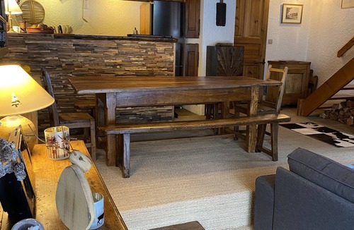 La Salle-les-Alpes Ski Chalet | *CHARMING CHALET, 6-8 PERS, 50M FROM THE SLOPES, DUPLEX ON THE RIVER BANK