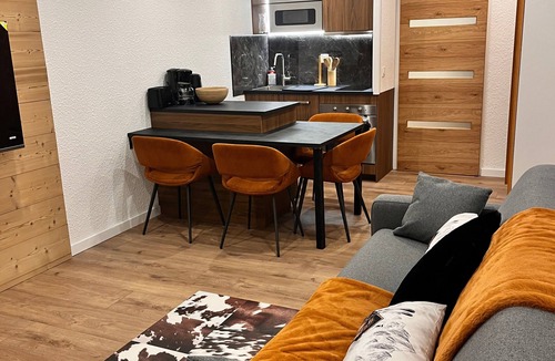 Mont-de-Lans Apartment | Charming Studio at the Foot of Jandri with Mountain View and Balcony