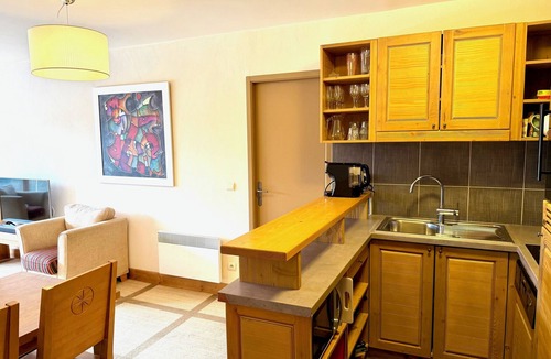 Flaine Apartment | Cozy 2-bedroom apartment in charming Flaine with swimming pool- ski in&out