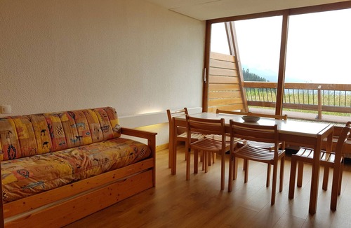 Arc-1600 Apartment | Functional studio for 5, south terrace, valley view at Les Arcs 1600