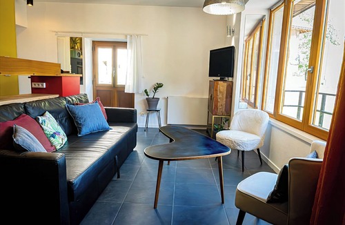Saint-Pierre-d'Entremont Apartment | Gîte 5 pers Chartreuse: balcony, mountain view, stove, 2 bedrooms, 2 bathrooms | Le Duc