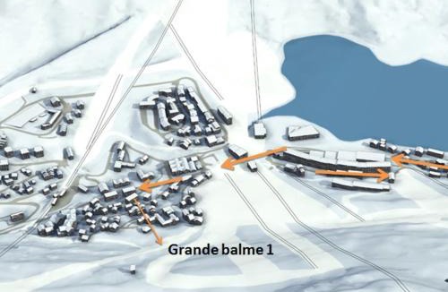 Les Almes Apartment | Grand studio cabine idéal 4 pers, animaux admis, balcon exposé Est - FR-1-502-424