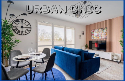 Pyramides Apartment | L Urban Chic - Wifi - Terrasse - Parking - 4p - RER - Paris - A6 - Orly
