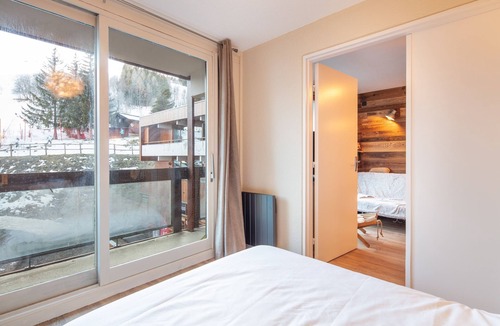Le Corbier Apartment | La Pirouette - Appt pour 8 vue sur piste