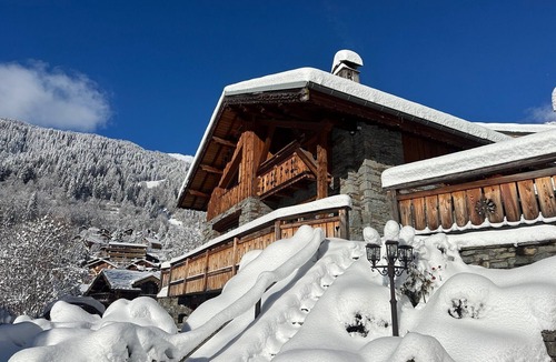Champagny-en-Vanoise Ski Chalet | Luxury Chalet with Private Sauna & Jacuzzi, Shared Pool & Spa with Second Chalet