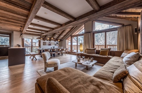 Meribel Centre Apartment | Luxury stay: sauna, hammam, home cinema, 5* concierge