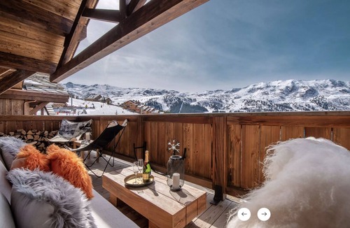 Meribel Apartment | Magnificent Rooftop Duplex with Sauna, breathtaking view, ski in/ski out