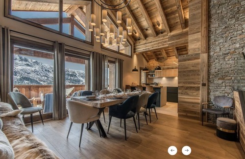 Meribel Apartment | Magnificent Rooftop Duplex with Sauna, breathtaking view, ski in/ski out