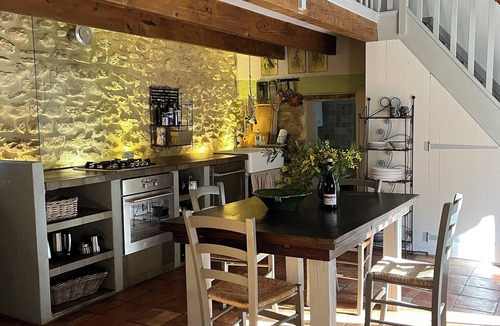 Montaren-et-Saint-Mediers House | Mazet Carcarie, vacation home Provence, secluded location, stone house, nature, garden, dog