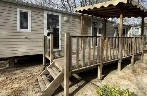 Saint-Amans-des-Cots House | Mobile Home | Comfort | 2 Bedrooms | 4–6 people | Raised Deck | A/C