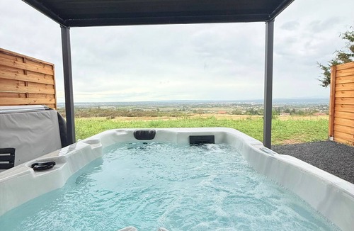 Villerest Apartment | Modern accommodation with private spa, magnificent views, close to golf course and lake