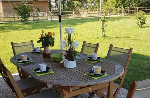 Veauchette Cottage | Peaceful Chalet by the Pond - Pets Allowed
