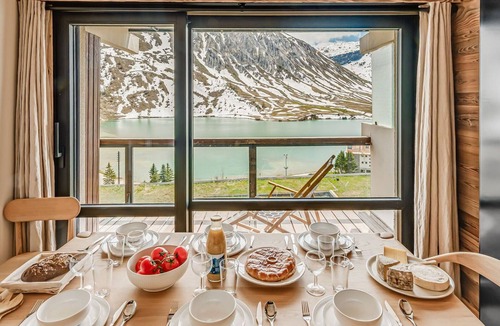 Tignes le Lac Apartment | Premium 2-Room Apartment, 6 People, Wifi Included, Glacier View